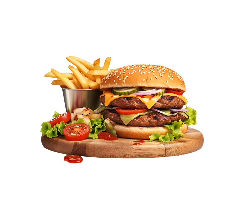Double cheeseburger