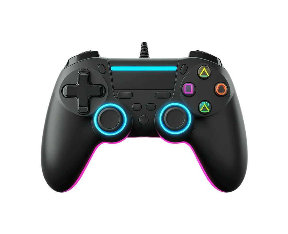 High Performance Gaming Remote with Dual Vibration