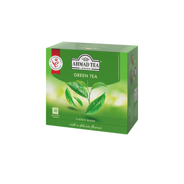 Ahmad London Green Tea A Premium and Refreshing Brew Crafted from Carefully Selected Green Tea