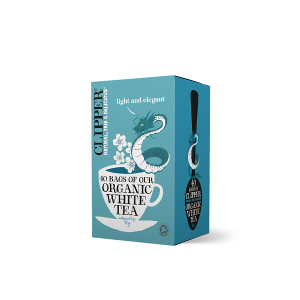 Clipper Organic White Tea A Pure and Delicate Brew Made from Certified Organic Leaves