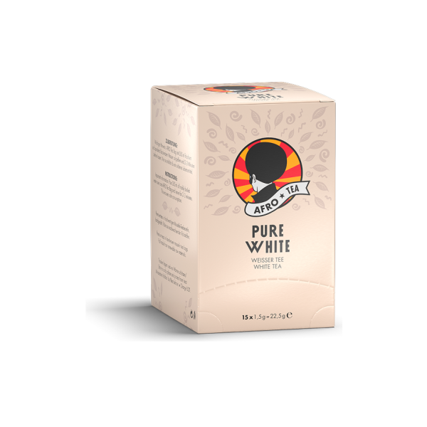 Afro Tea Pure White A Delicate and Luxurious White Tea Crafted from Carefully Selected Young Leaves
