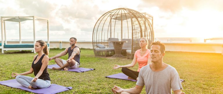 Yoga in nature is next level of commitment