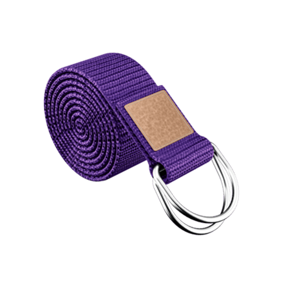 Proberos 2.5m Dual D-Ring Cotton Yoga Strap