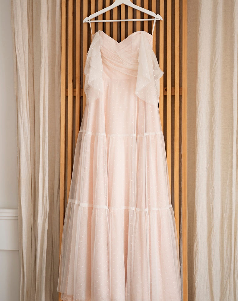 Blush Tulle Maxi Dress