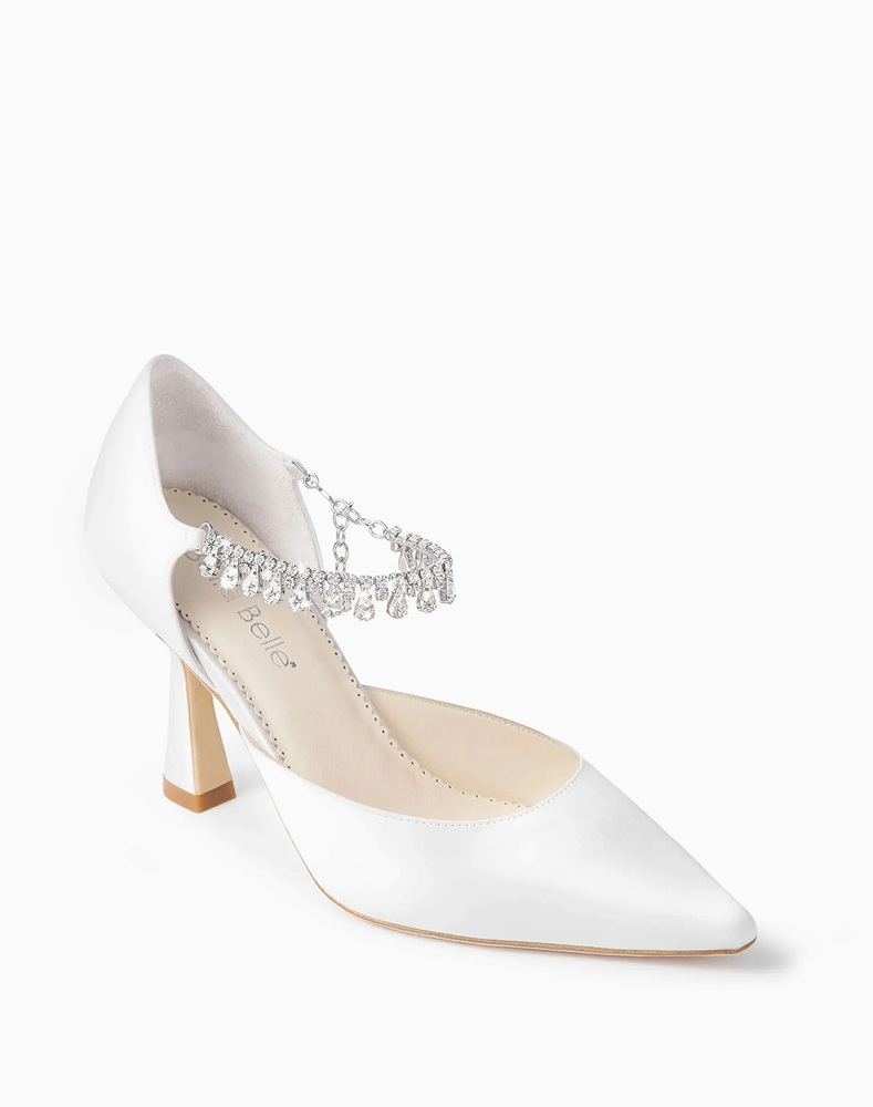Crystal Strap Bridal Heels