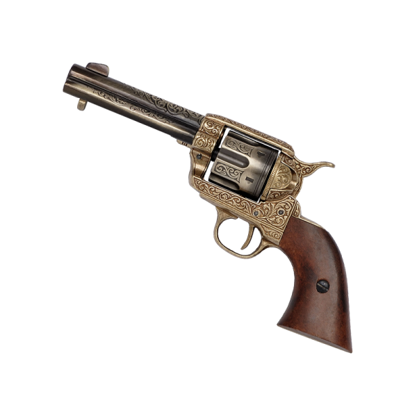 Engraved Cowboy Revolver