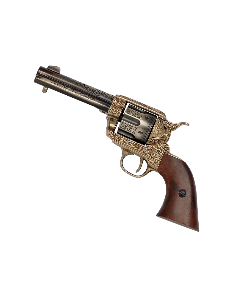 Engraved Cowboy Revolver