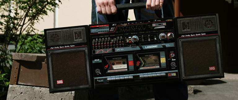 The blog features interviews with podcasters