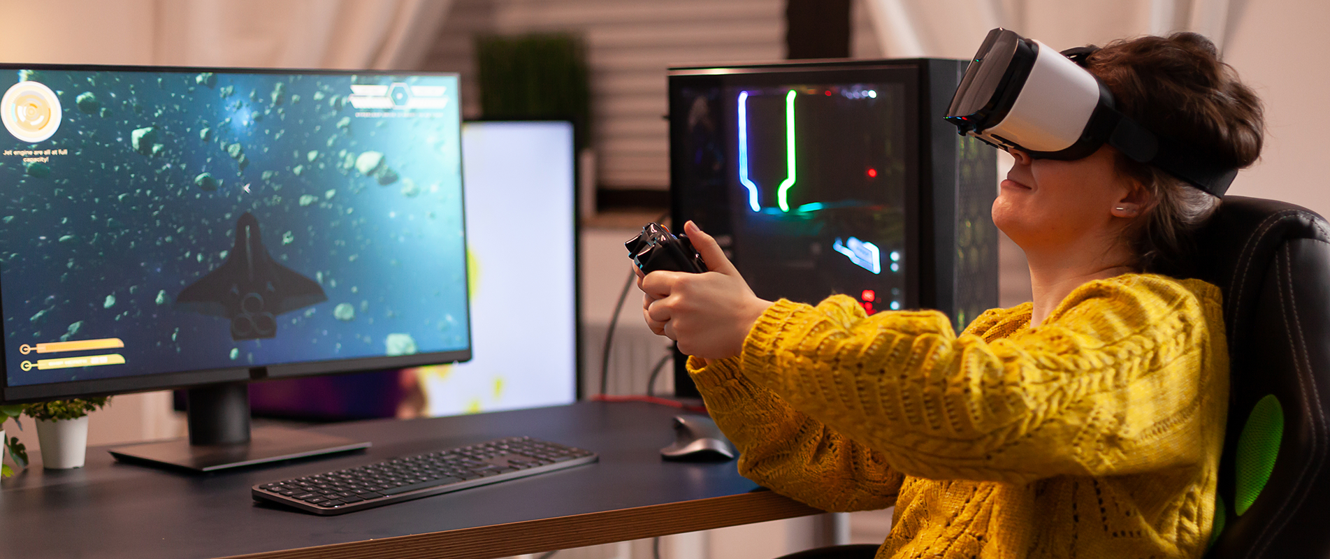 pro-cyber-sport-gamer-relaxing-playing-video-games-using-vr-headset-late-night-virtual-shooter-game 1